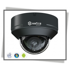 4Megapixel Ultra HD Safire Smart IP Dome Camera IP range E1 Artificial Intelligence | Focal Length 2.8mm | IR 30m | Classification Of Human & Vehicle | Built-in Microphone | IP67